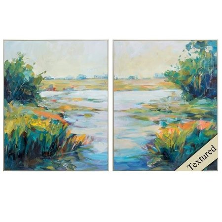 PROPAC IMAGES Propac Images 3393 Marsh Colors Wall Art - Pack of 2 3393